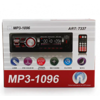 Автомагнитола MP3 1096 BT съемная панель ISO cable