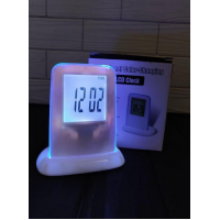 Часы будильник - LCD Color Clock 1227