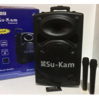 Колонка-чемодан Su-Kam BT 150D+2 микрофона 12v