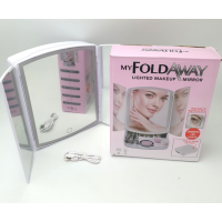 Настольное зеркало с подсветкой Led Mirror  my fold away