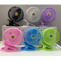 Вентилятор с аккумулятором, на прищепке,  Mini Fan  2628-10