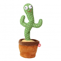 Танцующий кактус поющий Dancing Cactus (120 песен, с подсветкой)