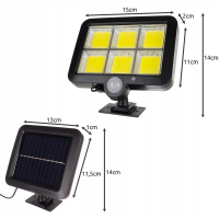 Уличный фонарь Solar Light BK-128-6 COB