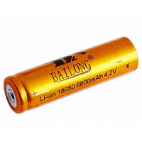 Аккумулятор Li-ion 18650 6800mAh 4.2V Gold X-Balog