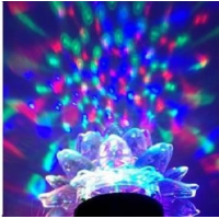 Световой диско шар-цветок LED Crystal Magic Ball Light AT-W927