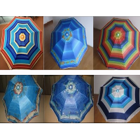 Пляжный зонт Цветной, 180 См, 6 Цветов Пляжный зонт Цветной, 180 См, 6 Цветов