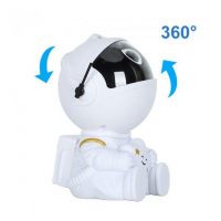 Лазерный ночник-проектор ASTRONAUT PROJECTOR LIGHT с Bluetooth и пультом, 5 Вт. космонавт