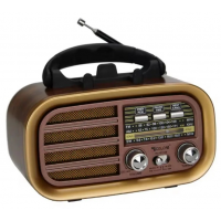 Радиоприёмник Golon RX-BT638 с Bluetooth, USB и аккумулятором в ретро стиле