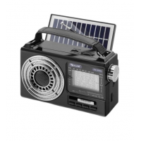 Радиоприёмник GOLON RX-355S с Bluetooth, солнечной панелью, USB и SD