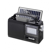 Радиоприёмник GOLON RX-366S с Bluetooth, солнечной панелью, USB, SD