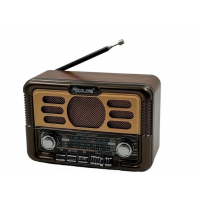 Радиоприёмник GOLON RX-BT6061S с Bluetooth, USB, SD и солнечной панелью