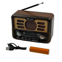 Радиоприёмник GOLON RX-BT6061S с Bluetooth, USB, SD и солнечной панелью