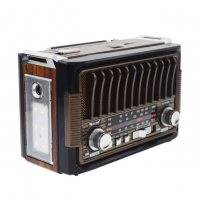 Радиоприёмник GOLON RX-BT086 с Bluetooth, USB, SD, фонарём, от сети или батареек