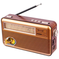 Радиоприёмник GOLON RX-BT169 с Bluetooth, USB, SD, фонарём
