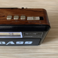 Радиоприёмник GOLON RX-BT168S с Bluetooth, USB, SD, солнечной панелью и фонарём