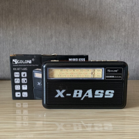 Радиоприёмник GOLON RX-BT168S с Bluetooth, USB, SD, солнечной панелью и фонарём