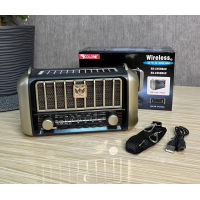 Радиоприёмник GOLON RX-2333BTS с Bluetooth, USB, SD, фонарём и солнечной панелью