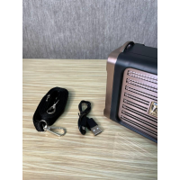Радиоприёмник GOLON RX-BT2318LS с Bluetooth, USB, SD, фонарём и солнечной панелью