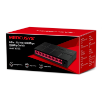 Настольный гигабитный коммутатор Mercusys MS108G 