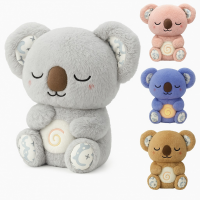 Интерактивная игрушка "Коала" дышащая ночник для сна со световыми и звуковыми эффектами
