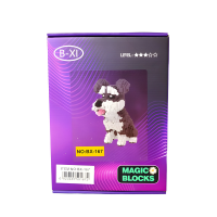 Конструктор Magic Blocks «Собака породы Шнауцер», 2100 деталей (167-BX)