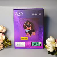Конструктор Magic Blocks «Собака породы Такса “Бадди”», 1900 деталей (169-BX)
