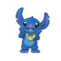 Конструктор Magic Blocks "Стич с цветами", 4600 деталей (8175)