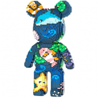 Конструктор Magic Blocks "Bearbrick Аквариум", 3031 деталь (9070)