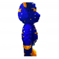 Конструктор Magic Blocks "Мишка Bearbrick Stars", 4955 деталей, 50 см (9161)