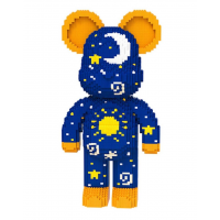 Конструктор Magic Blocks "Мишка Bearbrick Stars", 4955 деталей, 50 см (9161)
