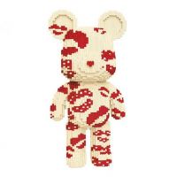Конструктор Magic Blocks "Мишка Bearbrick Kisses", 3031 деталь (9307-K)