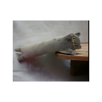 Мягкая игрушка Кот Батон британец, 110 см, серый