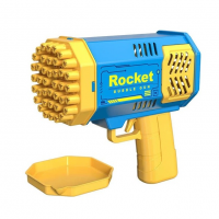 Пистолет мыльных пузырей MINI STYLE SPACE BUBBLE GUN  с подсветкой (Генератор мыльных пузырей)