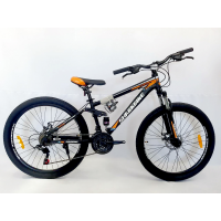 Велосипед двухподвес SHARKBIKE 2605 25", стальная рама