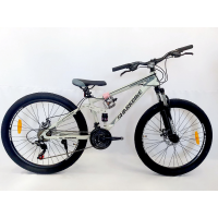 Велосипед двухподвес SHARKBIKE 2605 25", стальная рама