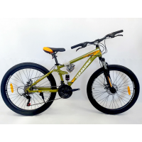 Велосипед двухподвес SHARKBIKE 2605 25", стальная рама