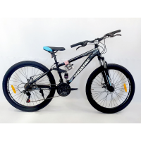 Велосипед двухподвес SHARKBIKE 2605 25", стальная рама