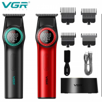Триммер для стрижки VGR V-977 с LED-дисплеем и регулировкой мощности