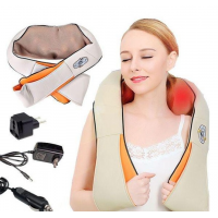 Роликовый массажёр для шеи и плеч Neck Kneading с функцией прогрева