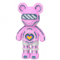 Конструктор Magic Blocks Bearbrick 9001 (4031 деталей, высота 50 см)