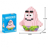 Конструктор фигурка Пиксели BRICKS "Патрик" (166 деталей, 6.7 см) C1047