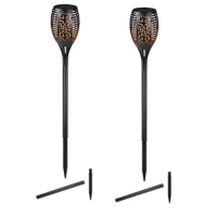 Садовый фонарь Solar Flame LED Light BIG с эффектом пламени 