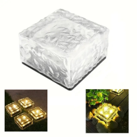 Садовый светильник Ice Cube (7×5,5×7 см, RGB, солнечная батарея)