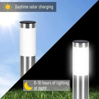 Садовый светильник на солнечной батарее 1A Pillar Light 8 WW, белый свет