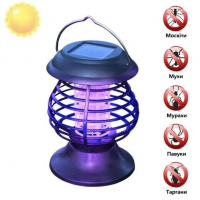 Садовый антимоскитный светильник Bug Zapper на солнечной батарее