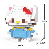 Конструктор детский Bricks Hello Kitty C1018 (142 детали, 5,4 см)