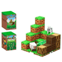 Магнитный конструктор "Magnet World" T 9901, 28 деталей (в стиле Minecraft)