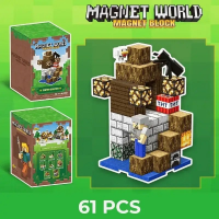 Магнитный конструктор "Magnet World" T9908, 61 деталь (локация "Сторожевая башня")
