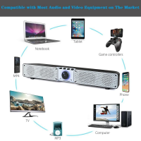 Мини-беспроводная Bluetooth-колонка с часами и будильником SOUNDBAR Q10 