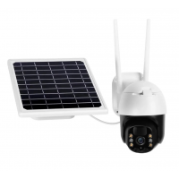 Уличная камера видеонаблюдения TP8 V380 Pro Solar с солнечной панелью и аккумулятором